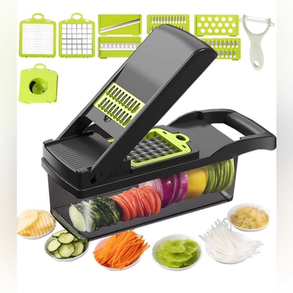 Vegetable chopper, mandoline slicer